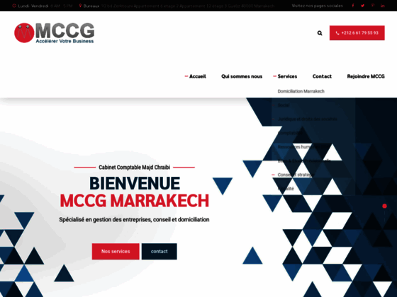 MCCG - Cr�ation d’entreprise au Maroc, comptabilit� des soci�t�s Marrakech